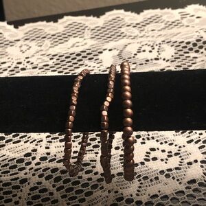 Copper Beaded Bracelets